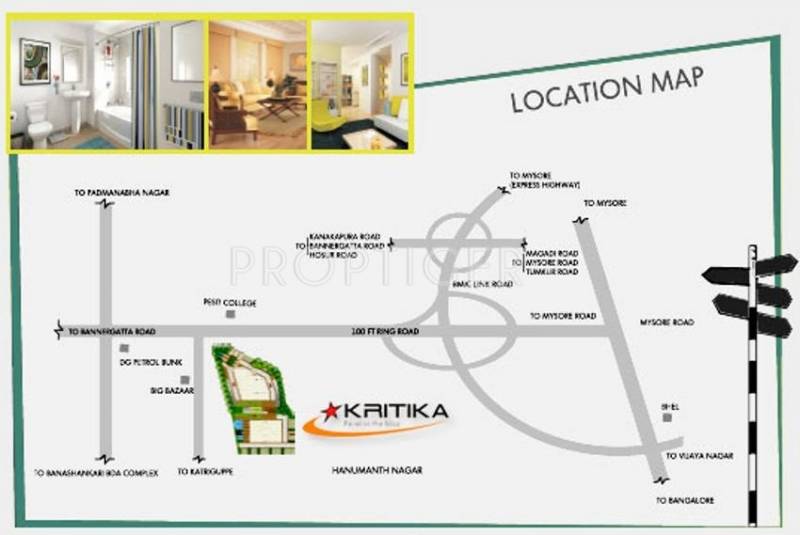 Vasundhara Group Kritika Homes Location Plan
