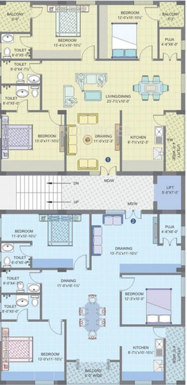 Images for Cluster Plan of Ashok Rohith Residency