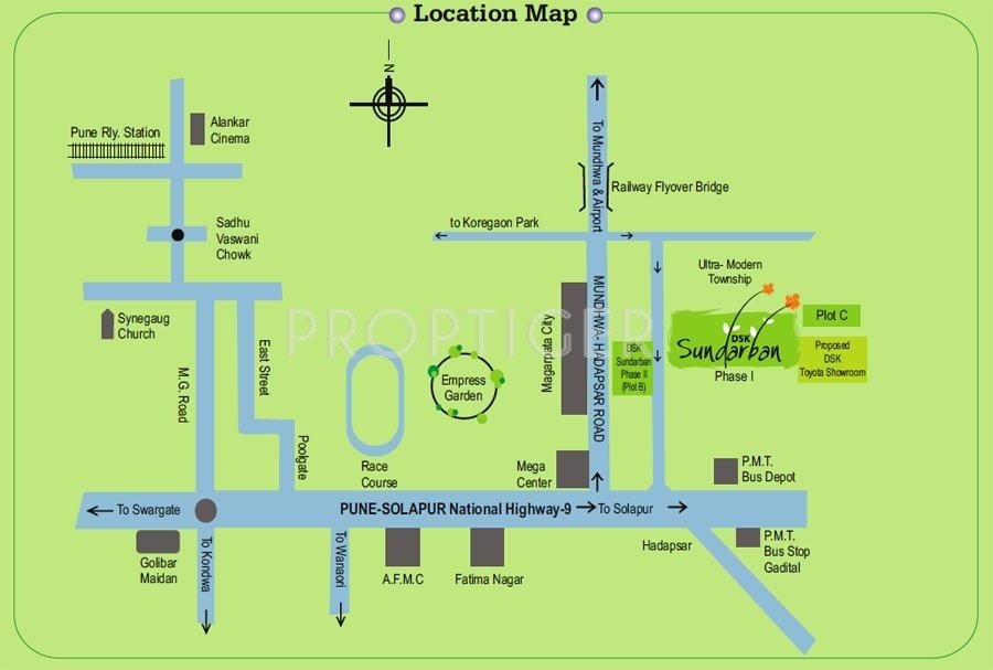 Images for Location Plan of DSK Sundarban Phase II