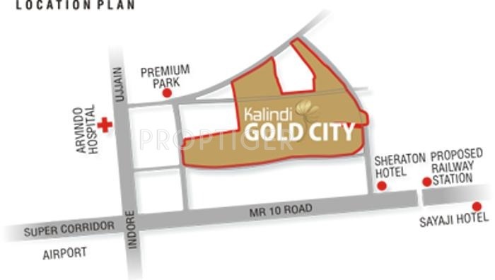 Images for Location Plan of Kalindi Gold City