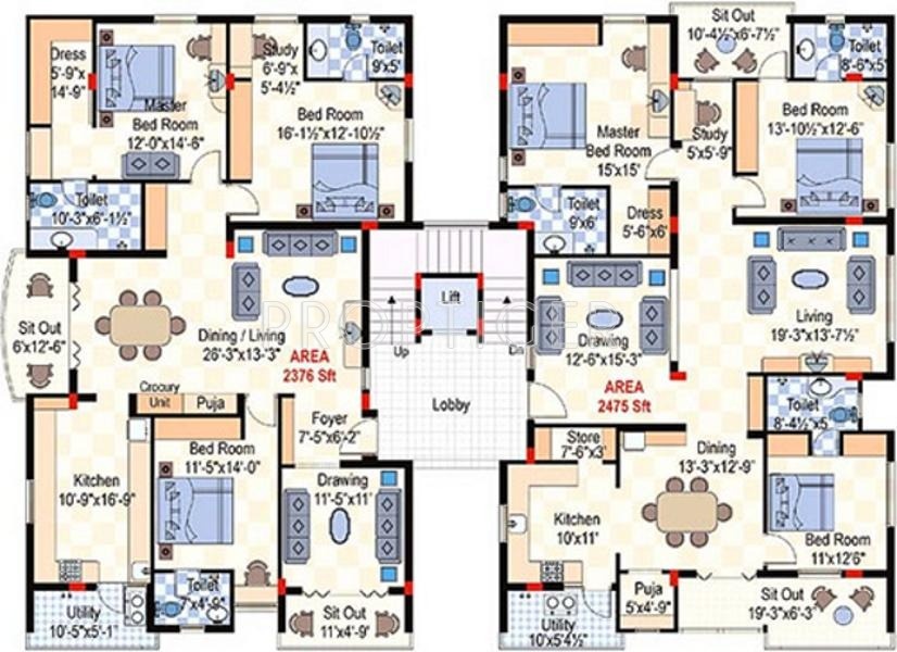 Images for Cluster Plan of Hallmark Construction Hill View