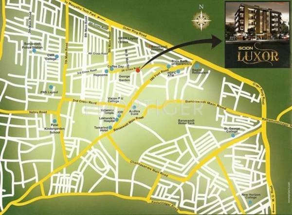 Scion Builders Luxore Apartments Location Plan