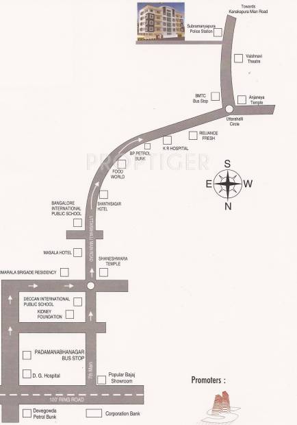 i1 Properties Siri Indus Location Plan