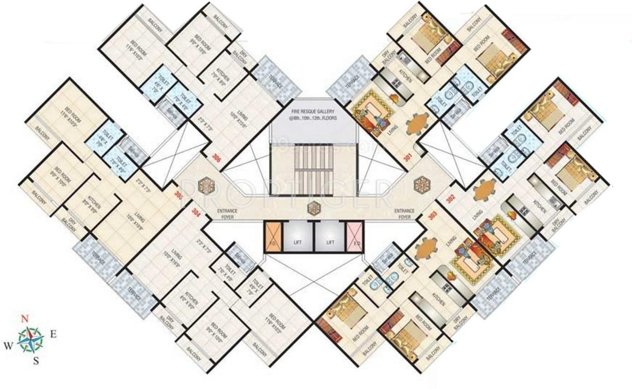 Images for Cluster Plan of Jai Gurudeo Builders Gurudev Heights