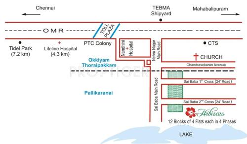 Images for Location Plan of City Land Promoters Hibiscus