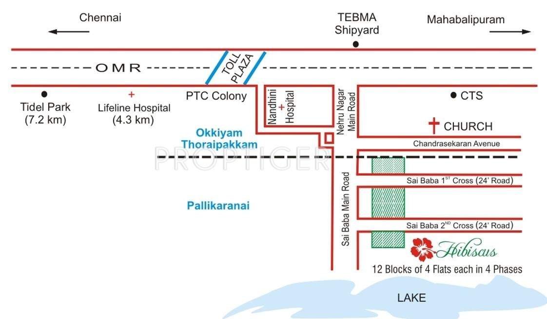 Images for Location Plan of City Land Promoters Hibiscus