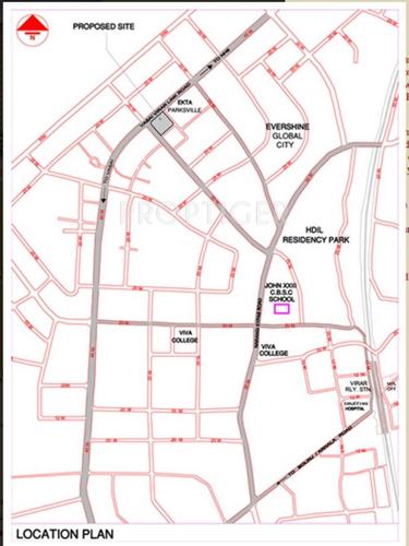  greens Images for Location Plan of Shree Shakun Greens