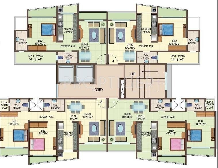 Images for Cluster Plan of Jaydeep Patidar Complex