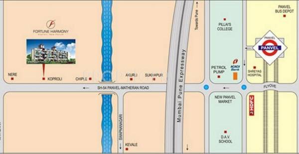 Fortune Infra Harmony Location Plan