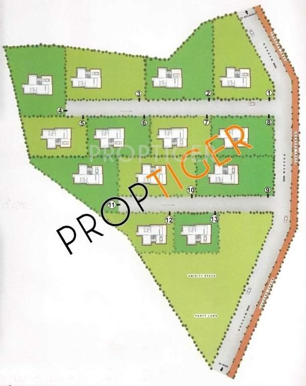 serene villas Images for Master Plan of Panvelkar Serene Villas