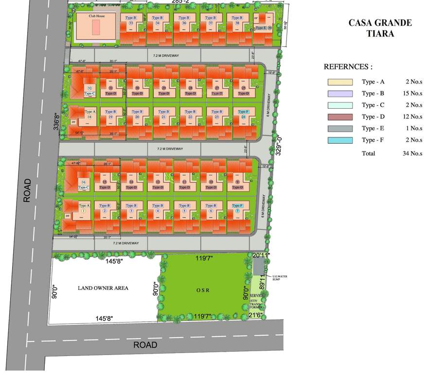 tiara Images for Layout Plan of Casagrand Tiara