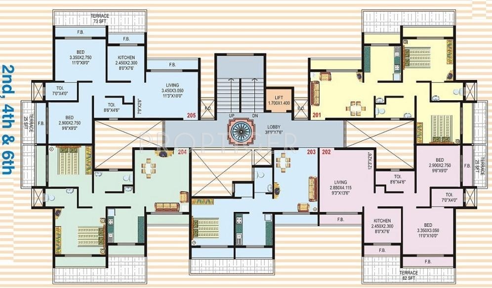Images for Cluster Plan of Earth Builders Paarvati Aangan