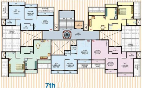 Images for Cluster Plan of Earth Builders Paarvati Aangan