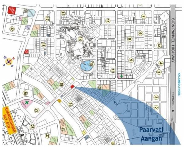 Earth Builders Paarvati Aangan Location Plan