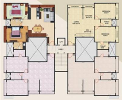 Images for Cluster Plan of Ashapura Park West Apartments