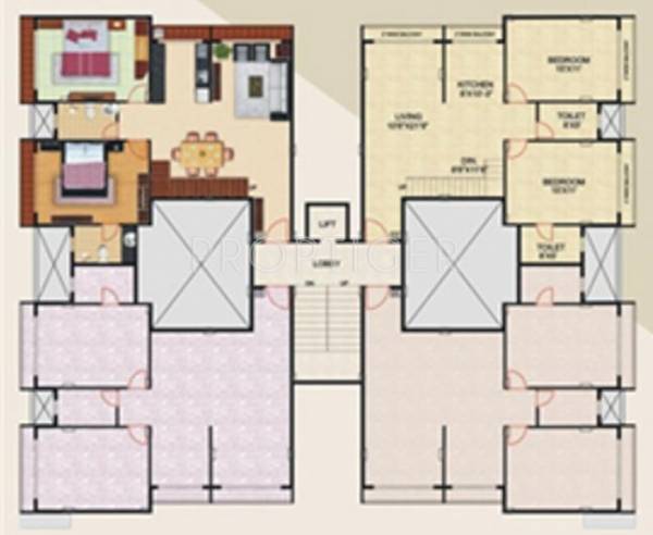 Images for Cluster Plan of Ashapura Park West Apartments