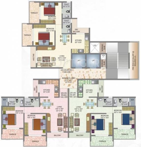 Images for Cluster Plan of Monarch Fortune