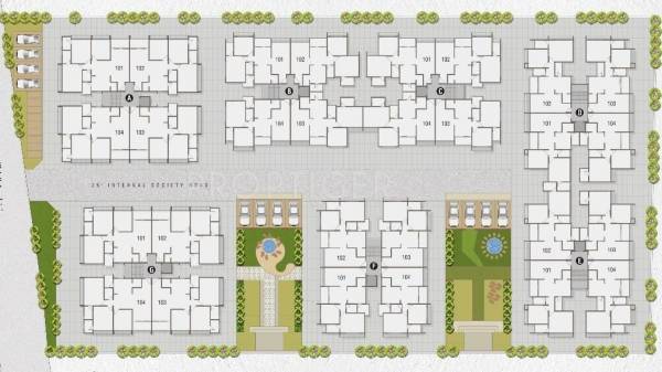 Images for Layout Plan of Desai Corporate Anand Crystal