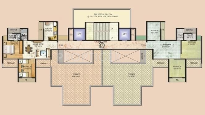  luxuria Single Block Cluster Plan