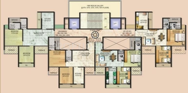  luxuria Single Block Cluster Plan