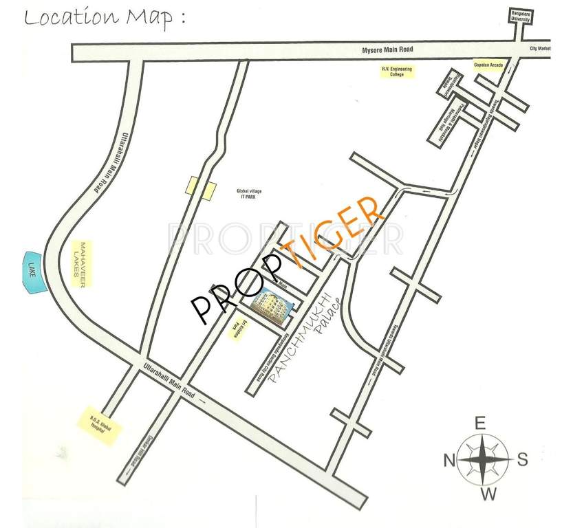 Images for Location Plan of Reputed Builder Shri Panchmukhi Palace