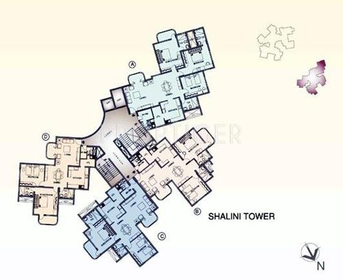 Meghana Tower Cluster Plan acs-meghana-and-shalini-towers Meghana Tower Cluster Plan