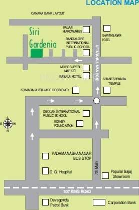 Images for Location Plan of Dreamz Infra Siri gardenia