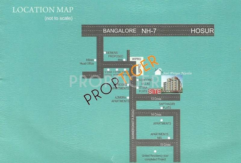 Images for Location Plan of Reputed Builder Sai Priya Neela