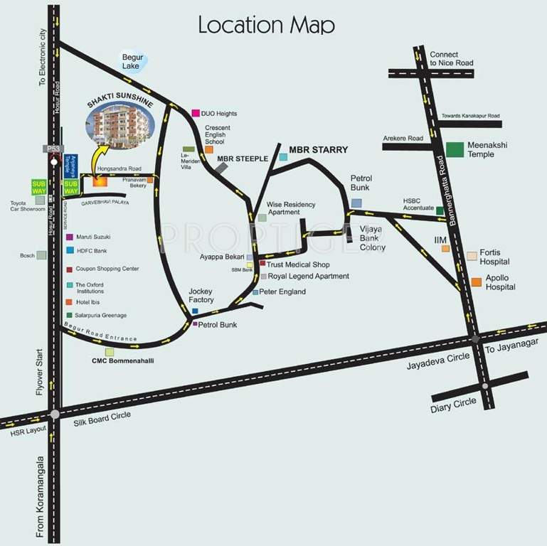 sunshine Images for Location Plan of Shakti Sunshine