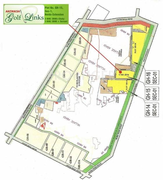  golf-links Images for Site Plan of The Antriksh Golf Links