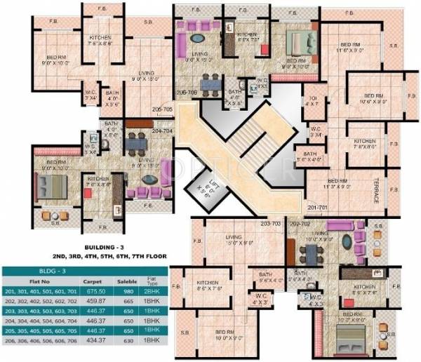 Images for Cluster Plan of Panvelkar Classic