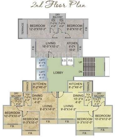  green view Images for Cluster Plan of Proviso Builders Green View
