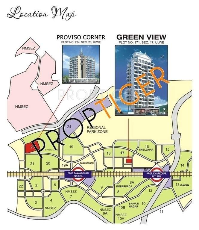  green view Images for Location Plan of Proviso Builders Green View
