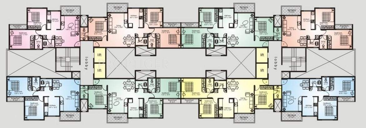 Images for Cluster Plan of Metro Construction Company Tulsi Prerana