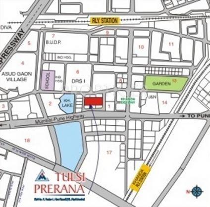 Metro Construction Company Metro Tulsi Prerana Location Plan