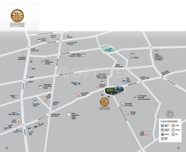 Images for Location Plan of Ganesh Housing Sundarvan Epitome