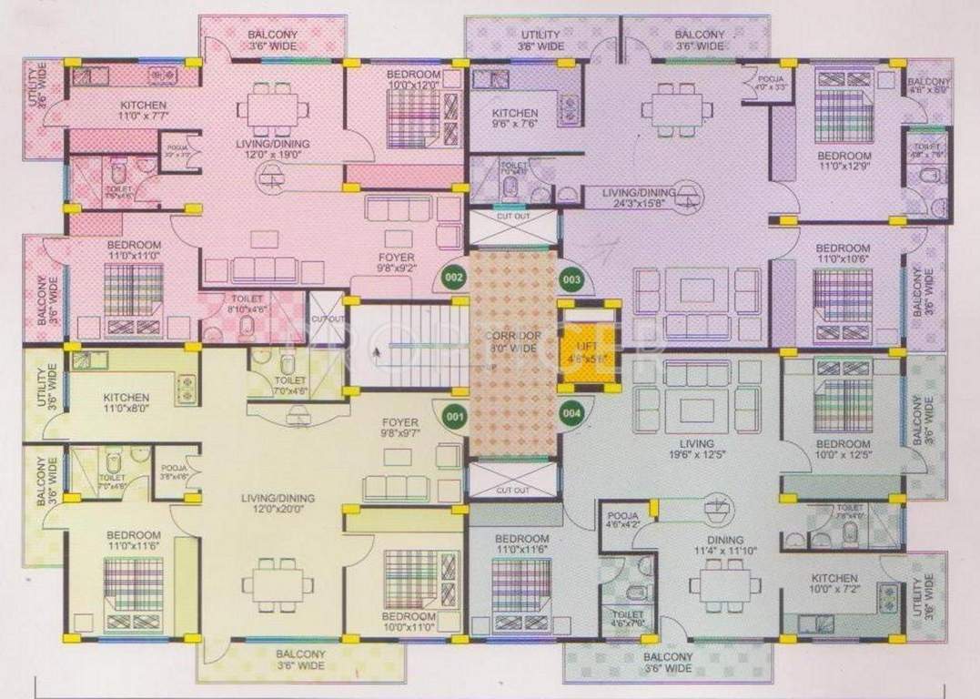 Images for Cluster Plan of Nishitas Amma Srirama Residency