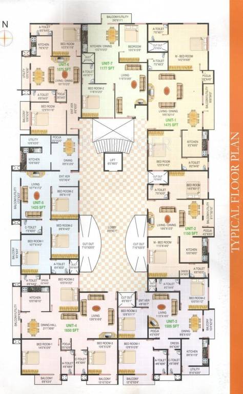 Images for Cluster Plan of Nishitas Elegant Palace