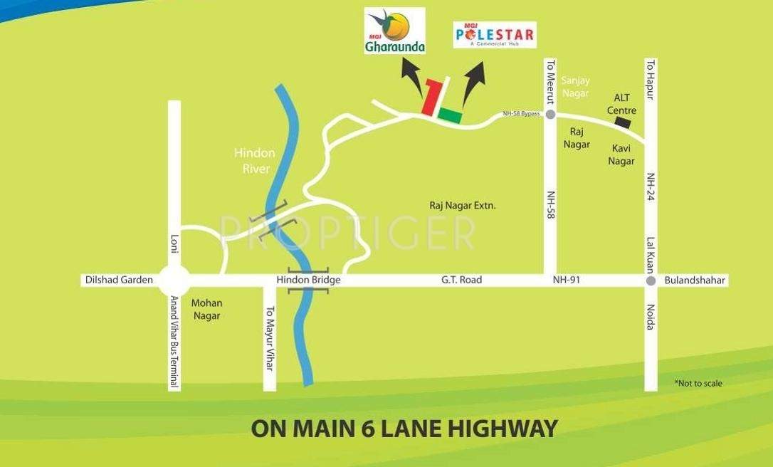 Images for Location Plan of MGI Gharaunda