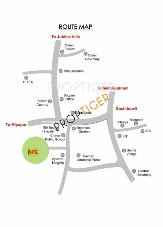 Images for Location Plan of Gauthami Sreenidhi Mansion