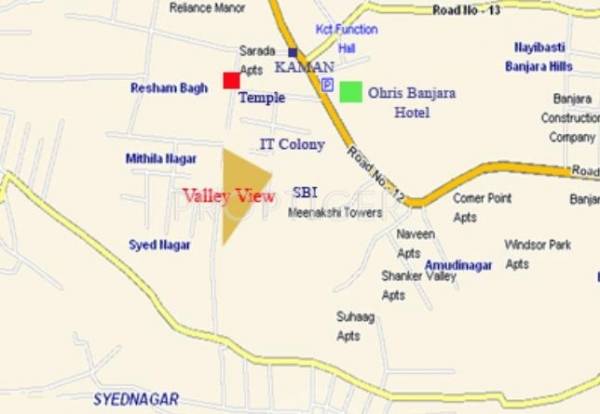 Dhaatri Dhaarti Hilltop Location Plan