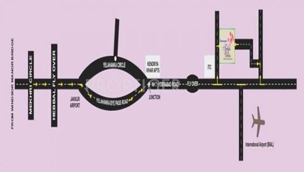 Images for Location Plan of Dhammanagi Tulips Garden