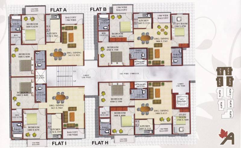  agrasen-heights Block A Cluster Plan