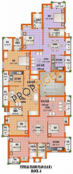 Images for Cluster Plan of Siddhi Narmada Residency Images for Cluster Plan of Siddhi Narmada Residency