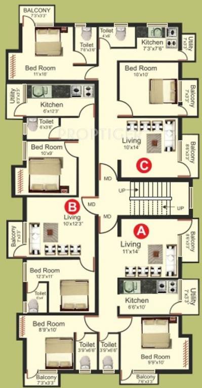 Images for Cluster Plan of Manju Royal Splendor