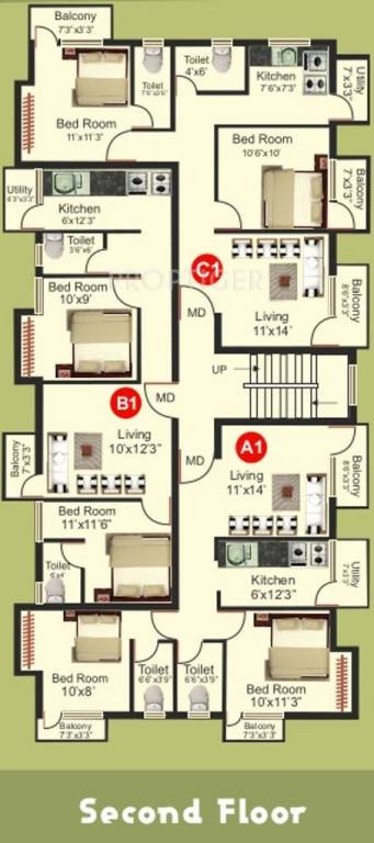 Images for Cluster Plan of Manju Royal Splendor
