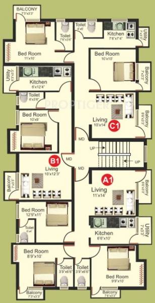 Images for Cluster Plan of Manju Royal Splendor