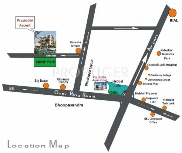 Location Plan Prasiddhi Group Ascent Location Plan