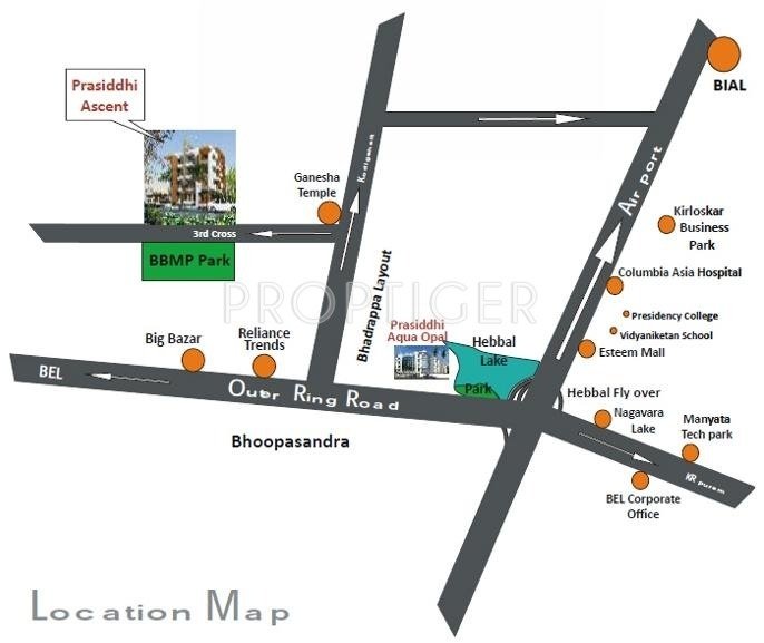 Prasiddhi Group Ascent Location Plan