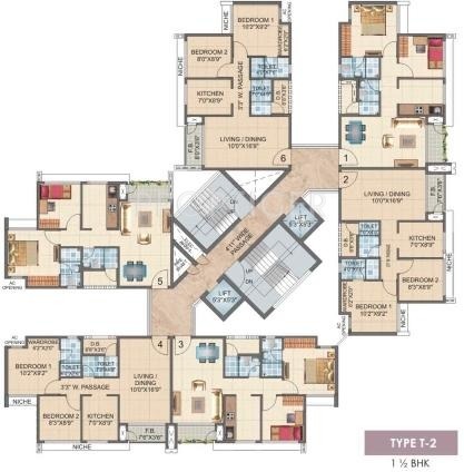 Images for Cluster Plan of Laxmi Housing Avenue D